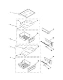 Refrigerator shelf parts