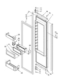 Refrigerator door parts