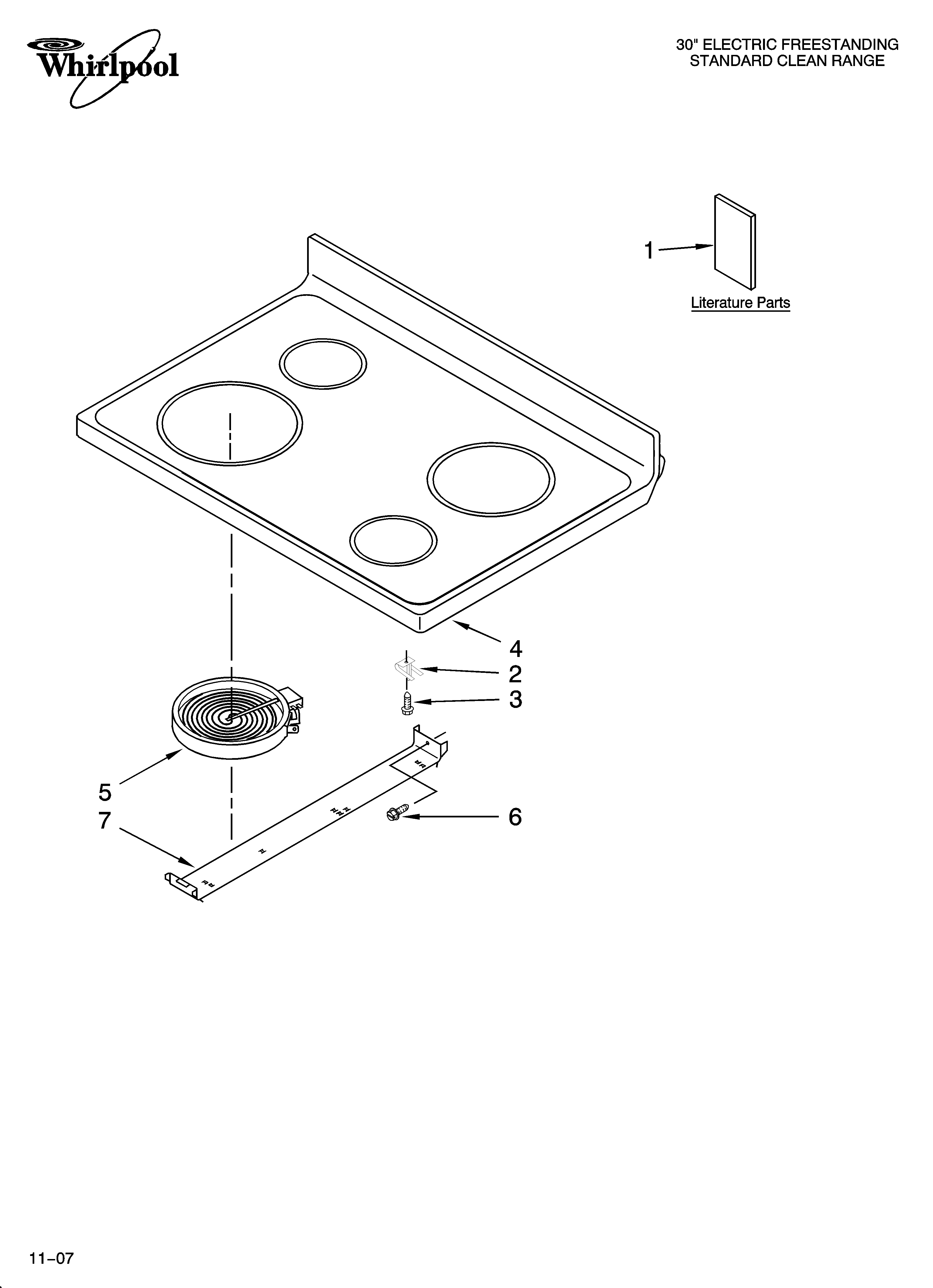 COOKTOP PARTS