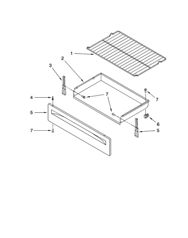 Drawer & broiler parts