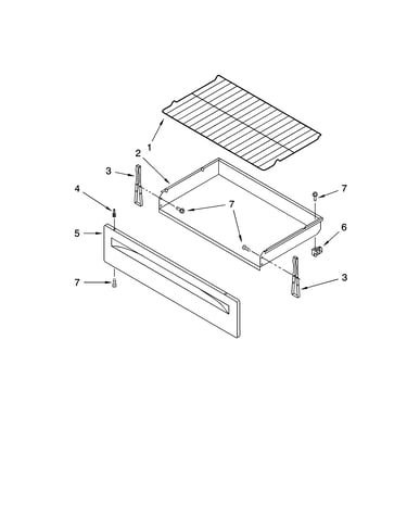 Drawer & broiler parts