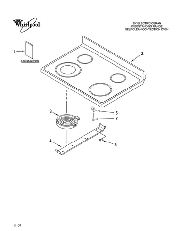 Cooktop parts