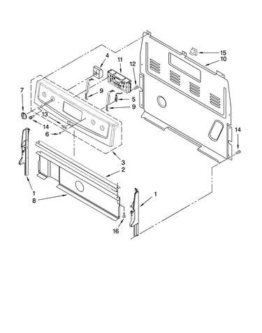 Control panel parts