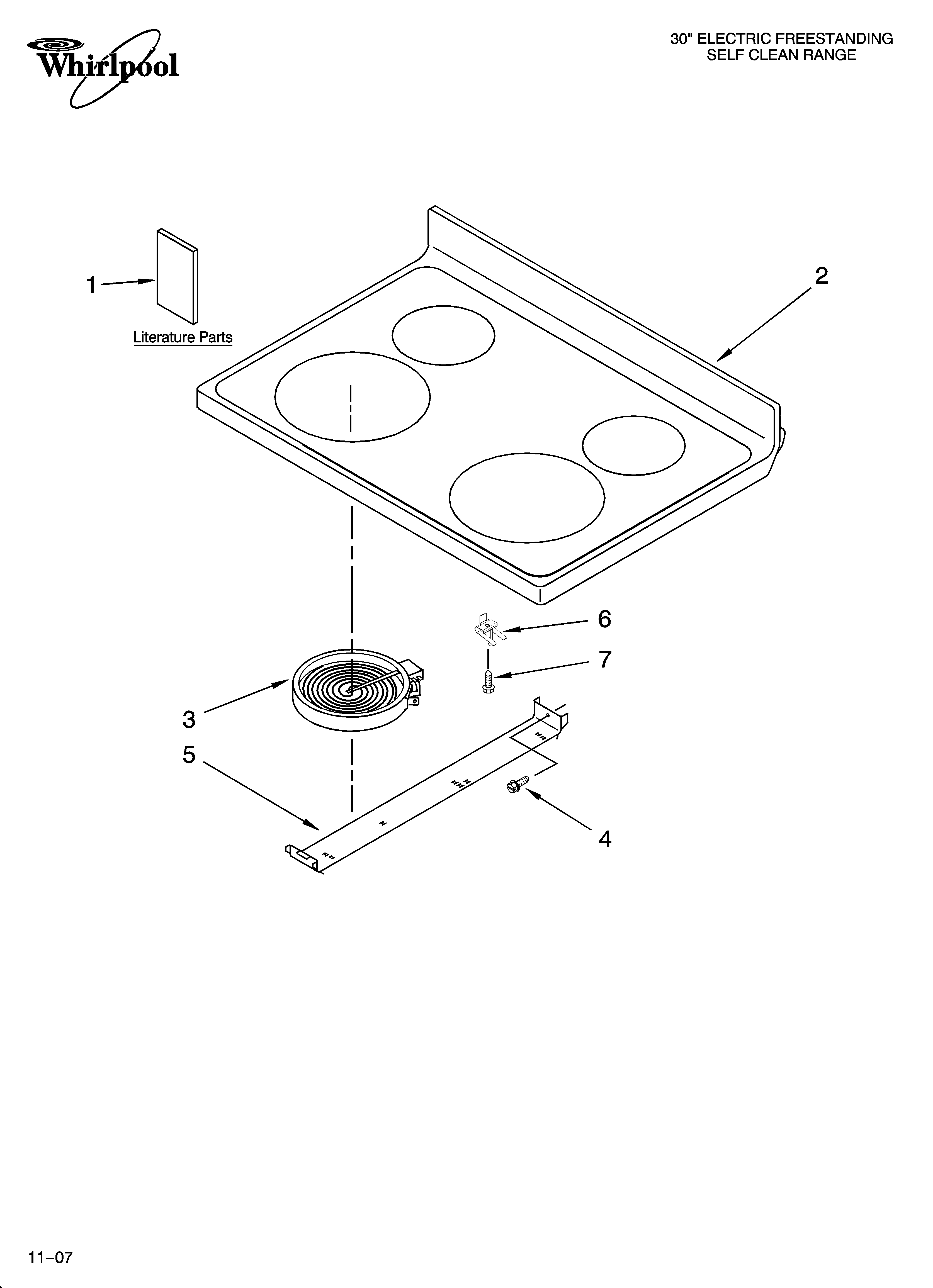 COOKTOP PARTS