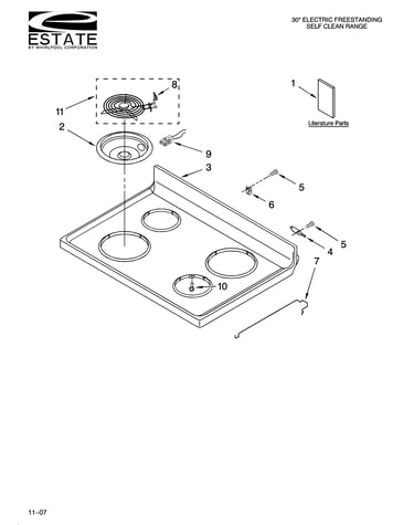 Cooktop parts