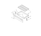Estate TES326RD4 drawer & broiler parts diagram