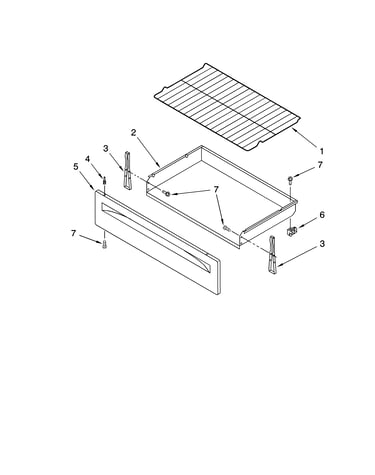 Drawer & broiler parts