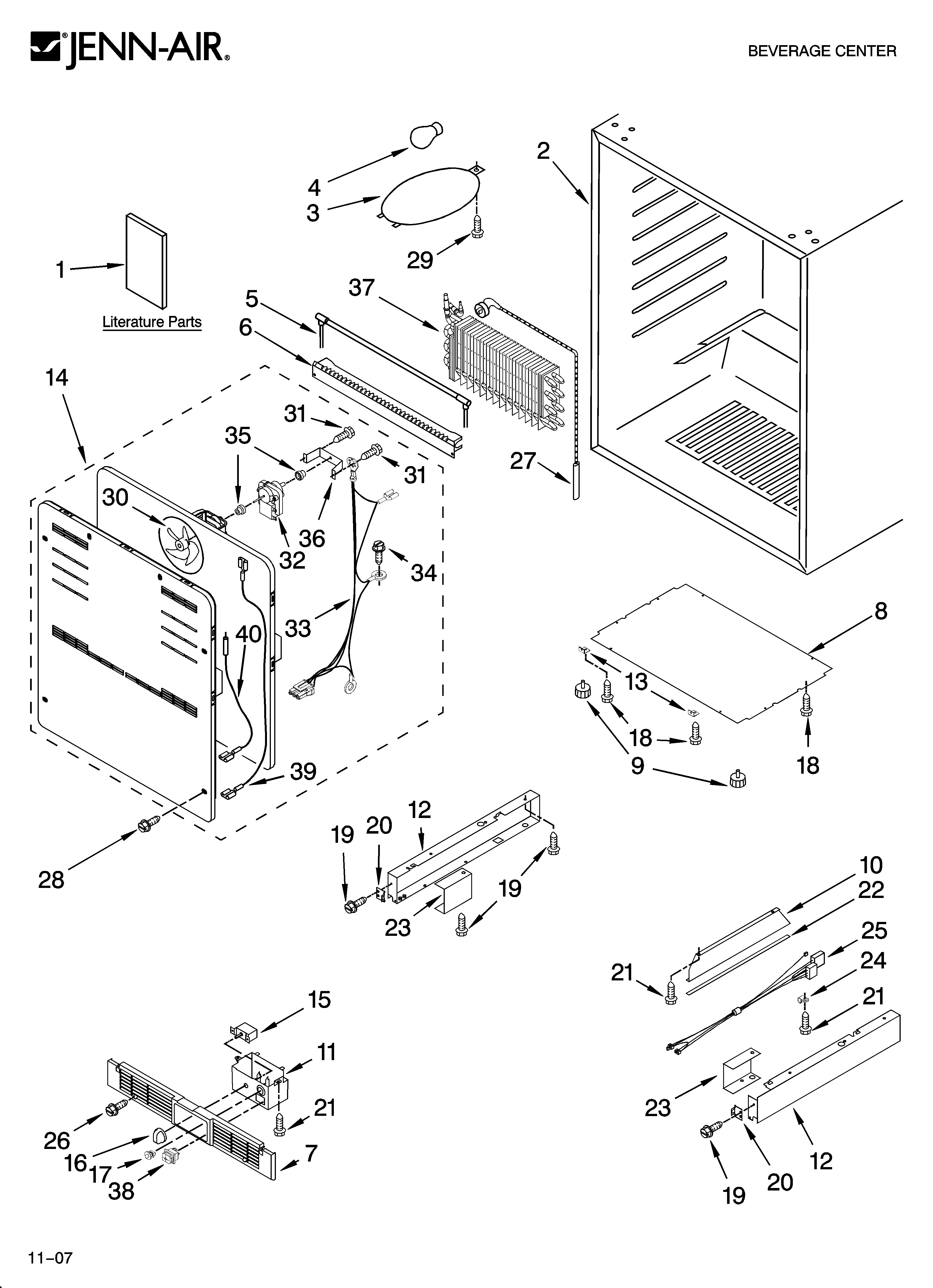 Cabinet parts