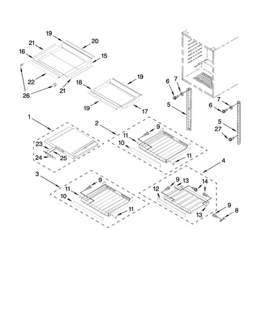 Shelf parts