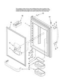 Refrigerator door parts