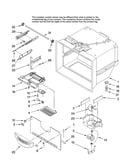 Freezer liner parts