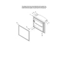 Maytag MBR2256KES12 freezer door parts diagram