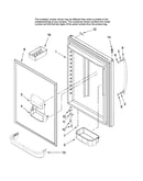 Refrigerator door parts