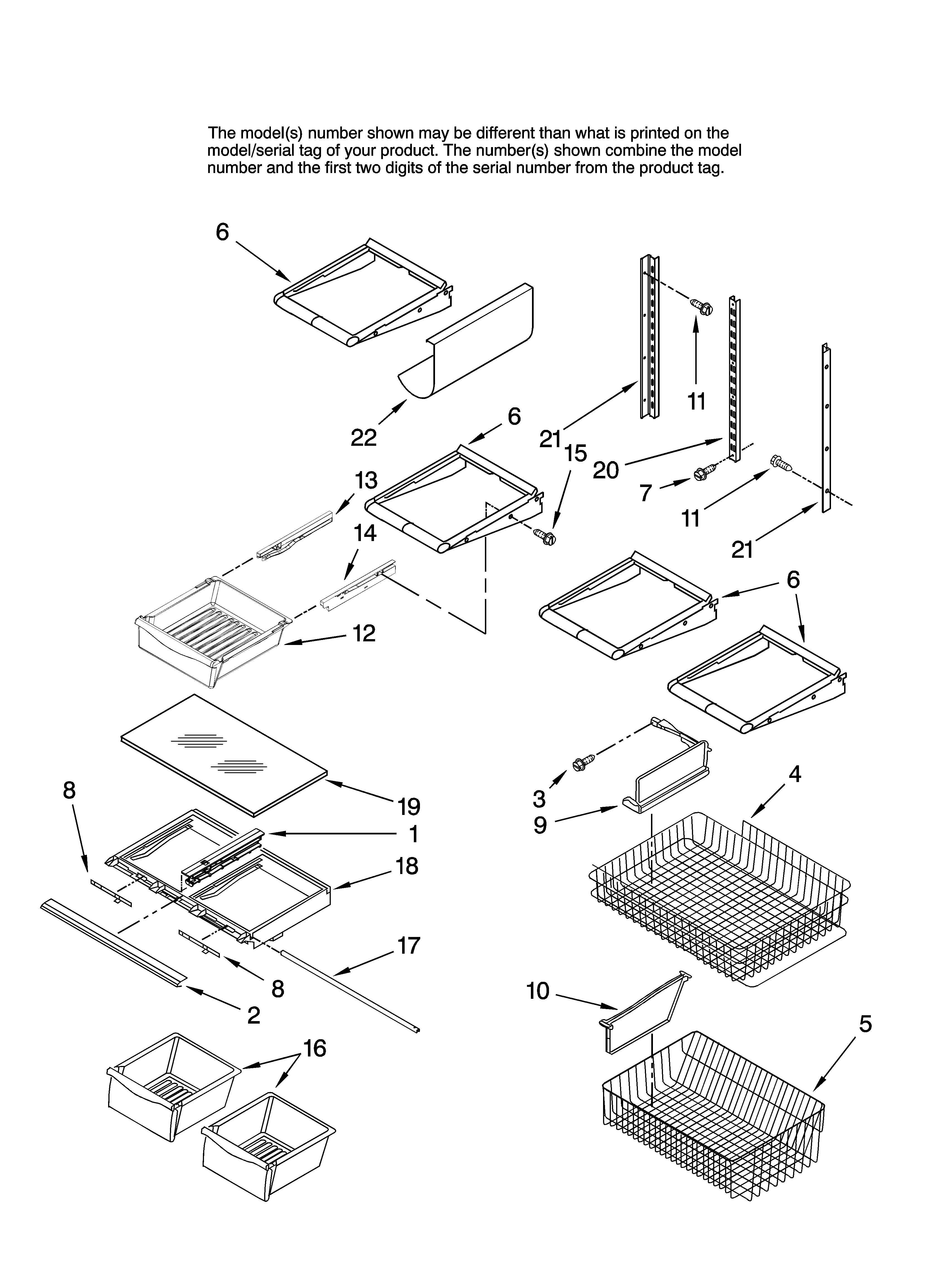Shelf parts