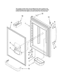 Refrigerator door parts