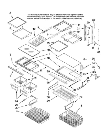 Shelf parts