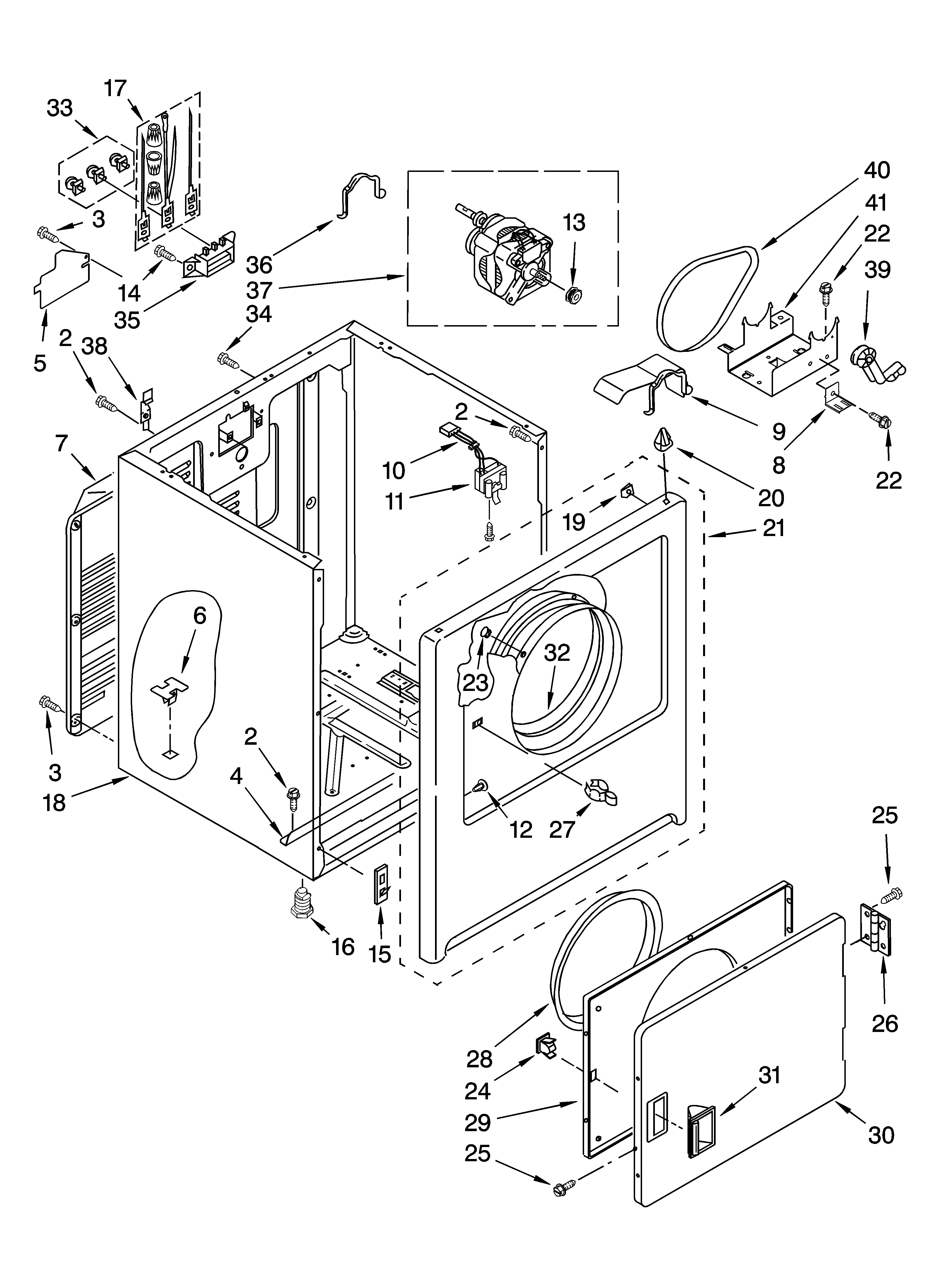 Cabinet parts