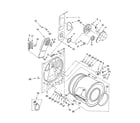 Maytag MED5591TQ0 bulkhead parts, optional parts (not included) diagram