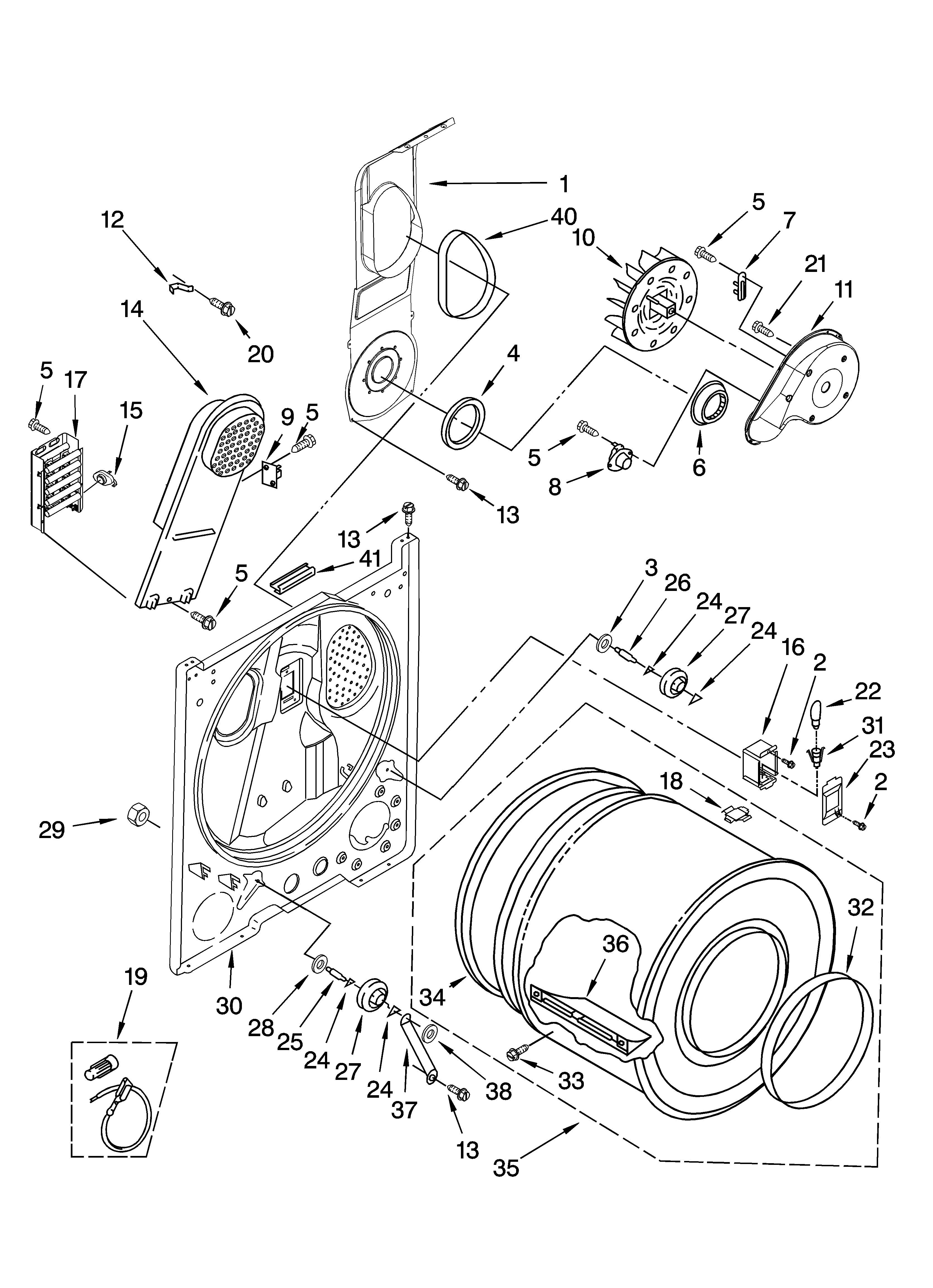Bulkhead parts, optional parts (not included)