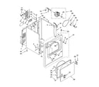 Maytag MED5720TQ0 cabinet parts diagram