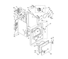 Maytag MED5721TQ0 cabinet parts diagram