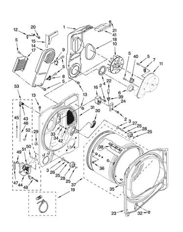 Bulkhead parts, optional parts (not included)