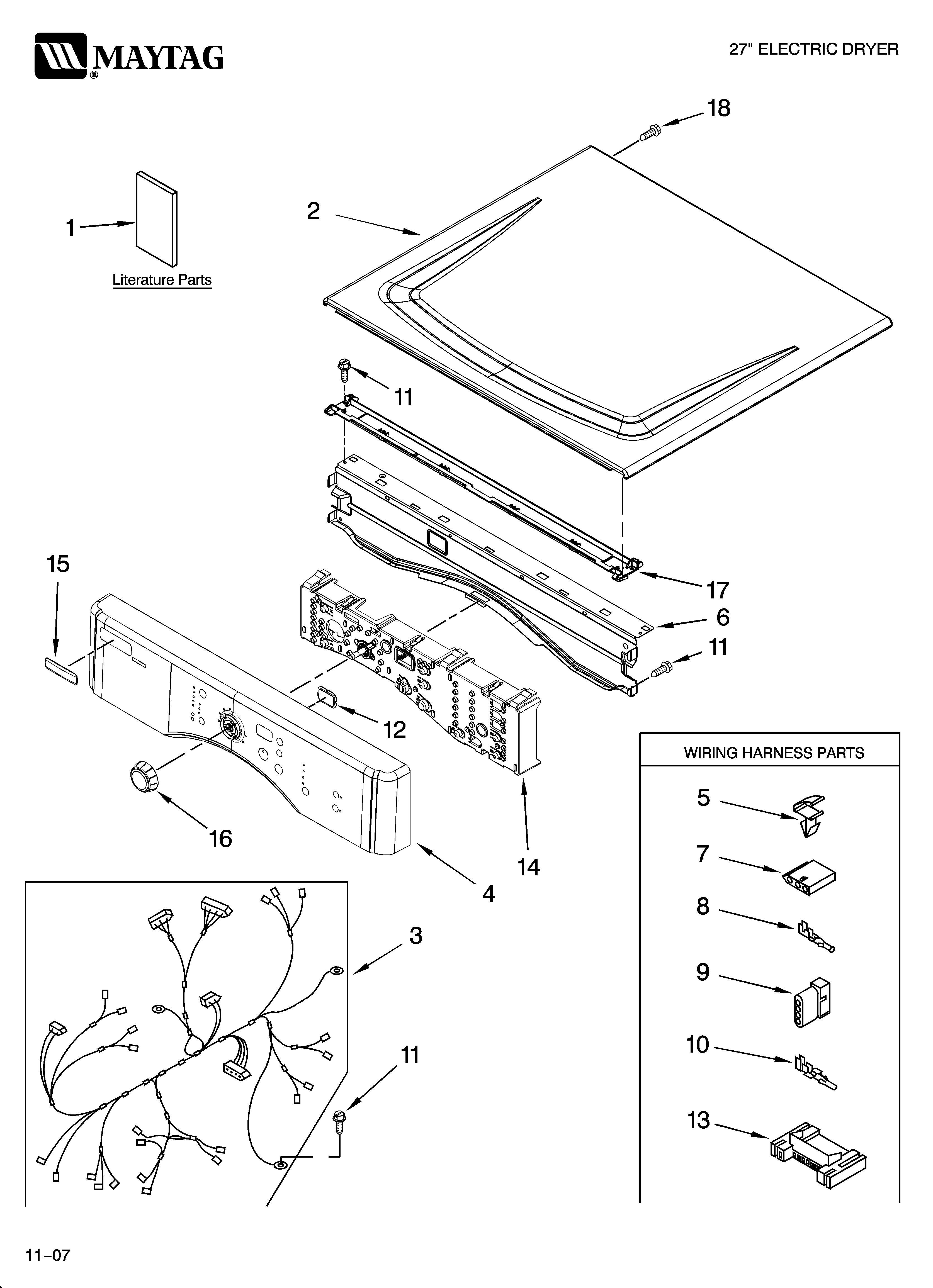 TOP AND CONSOLE PARTS