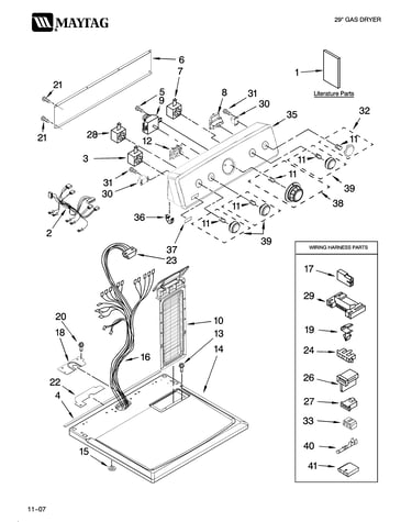 Top and console parts