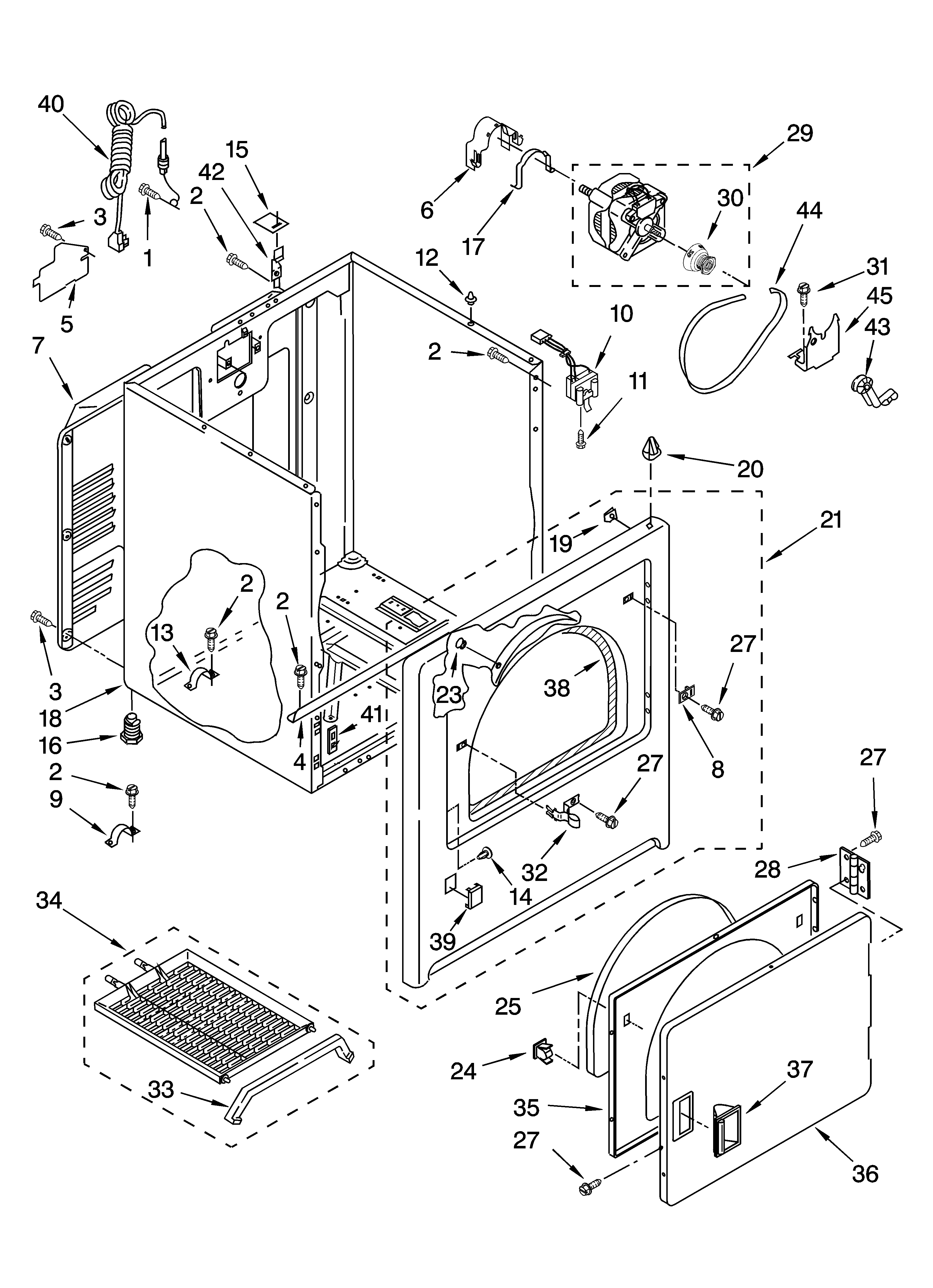 Cabinet parts