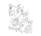 Maytag MGD5921TW0 bulkhead parts diagram