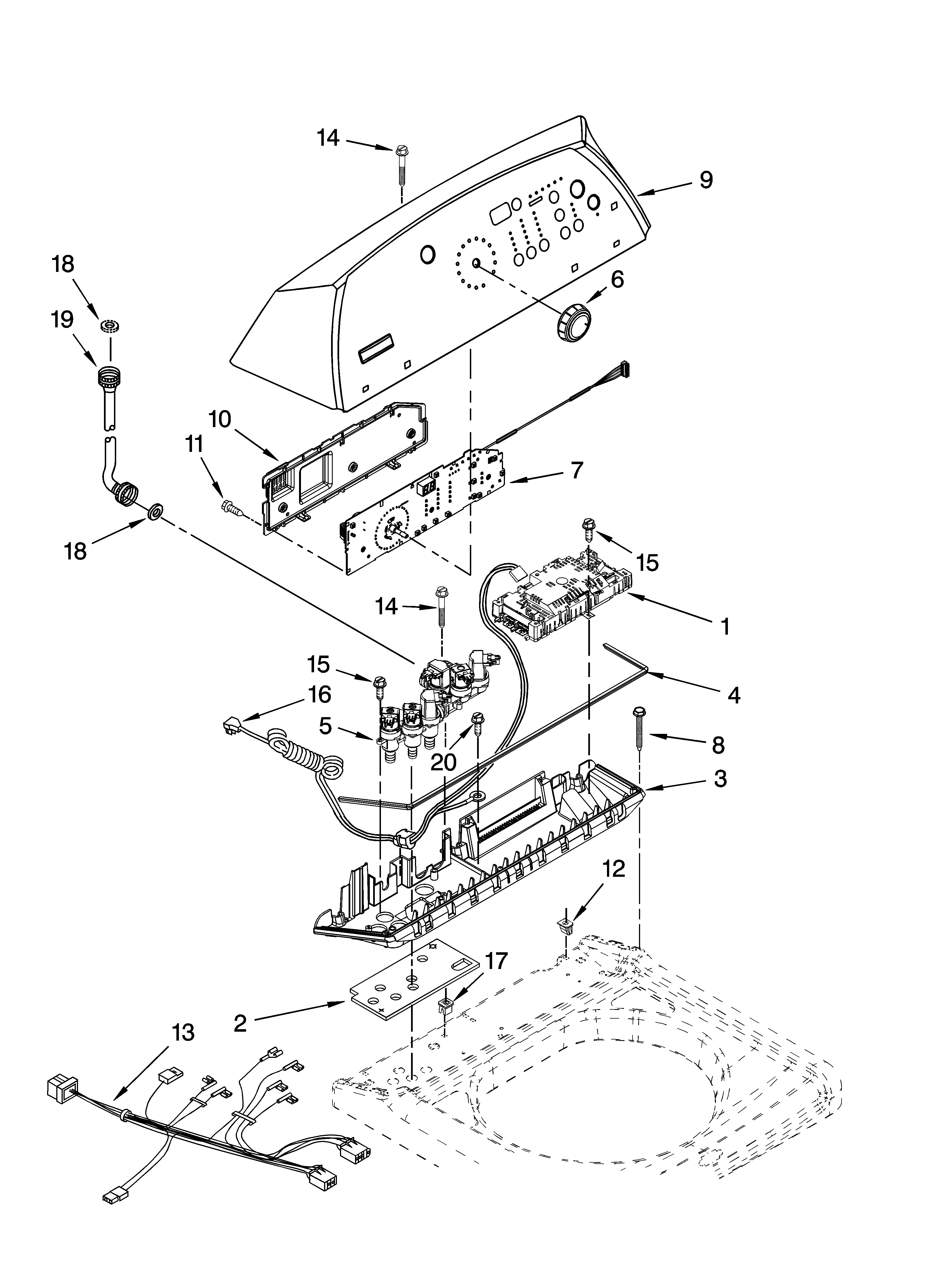 Control panel parts