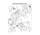 Amana NGD7200TW10 bulkhead parts diagram