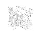 Maytag YMED6600TQ0 cabinet parts diagram