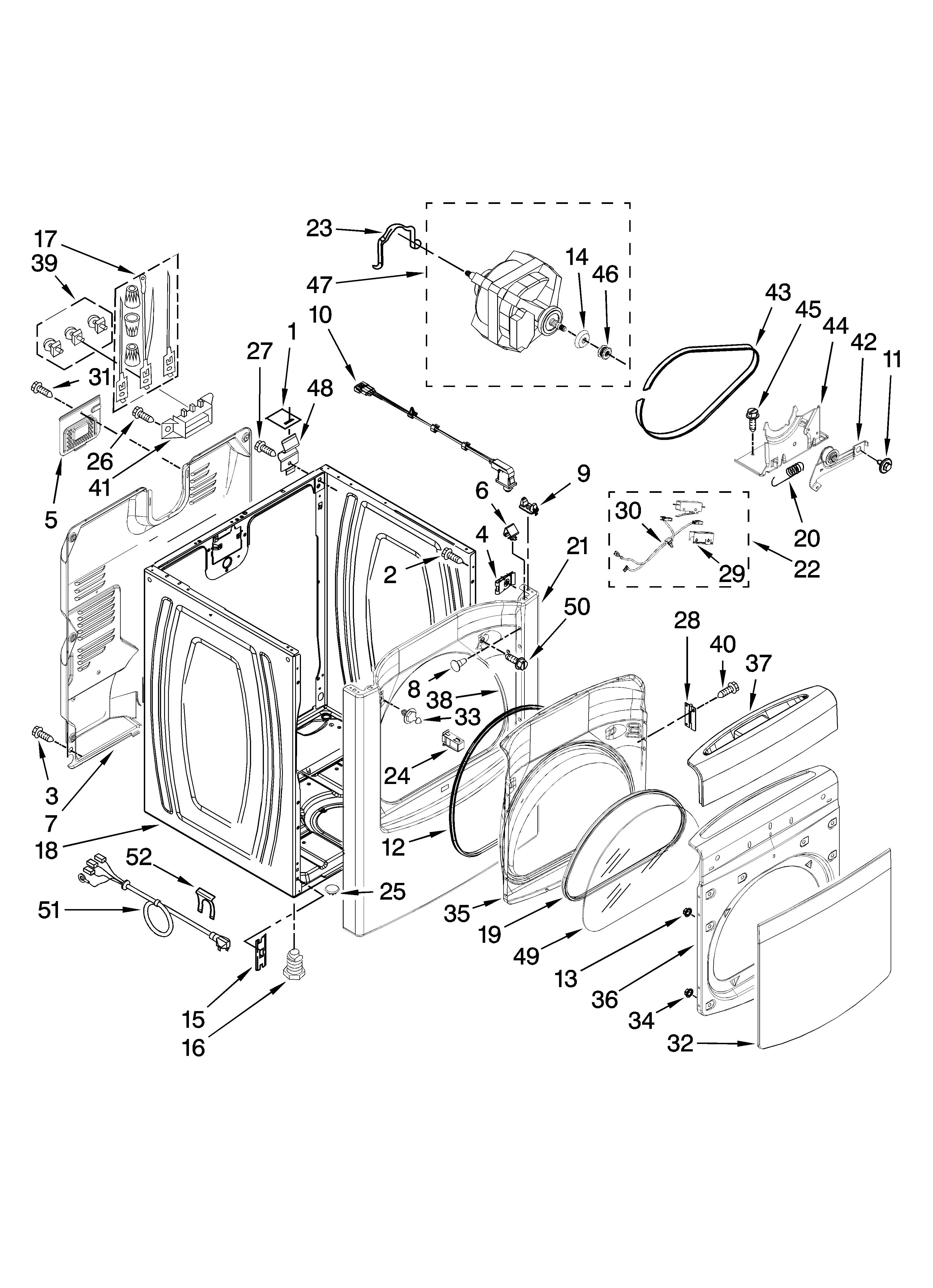 Cabinet parts