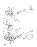 Motor and housing parts