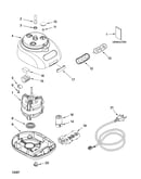 Motor and housing parts