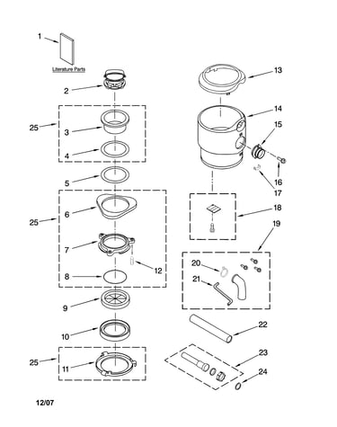Housing and flange parts