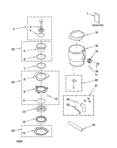 Housing and flange parts