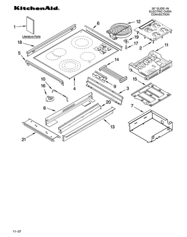 Cooktop parts