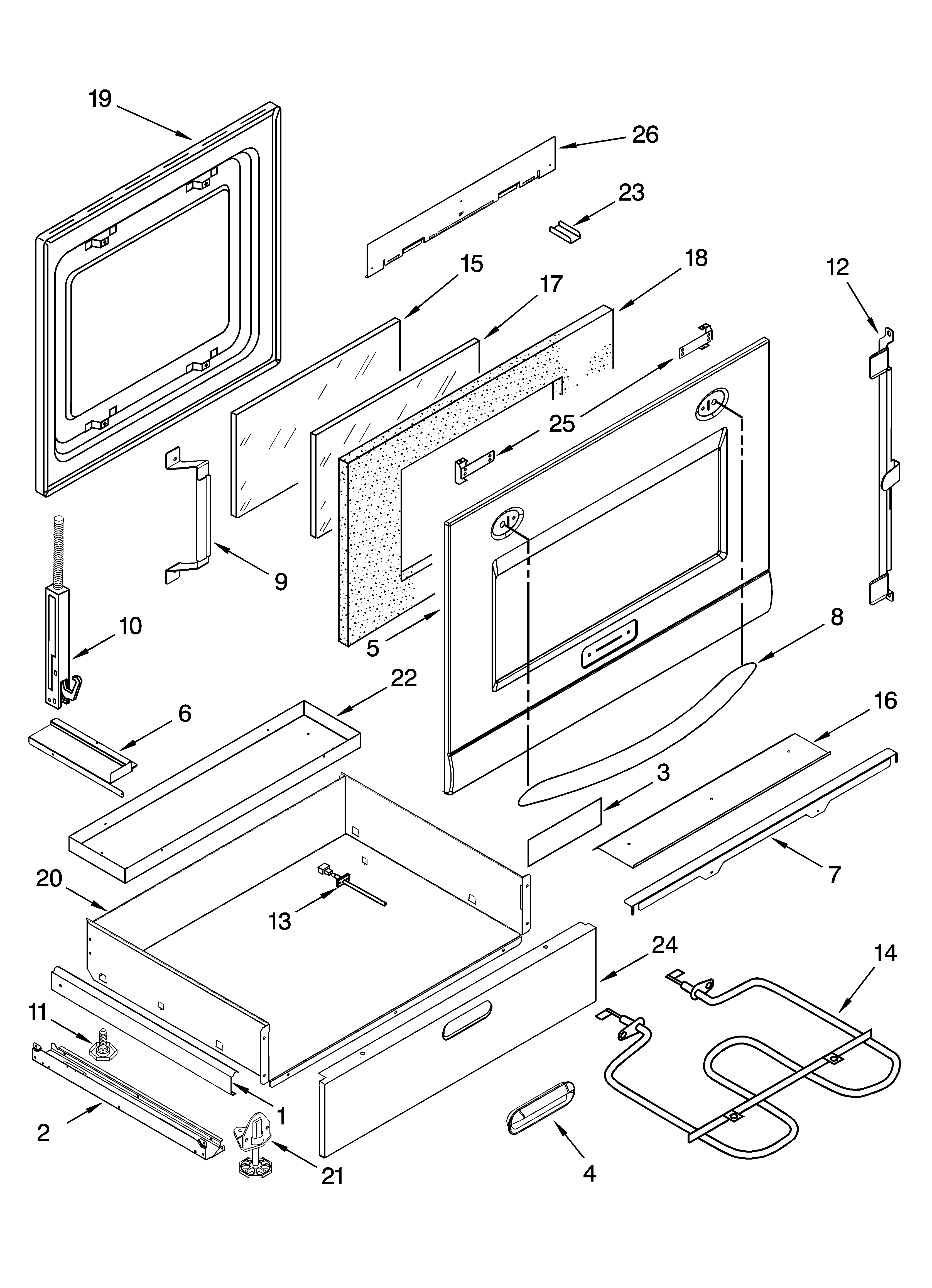 DOOR AND DRAWER PARTS