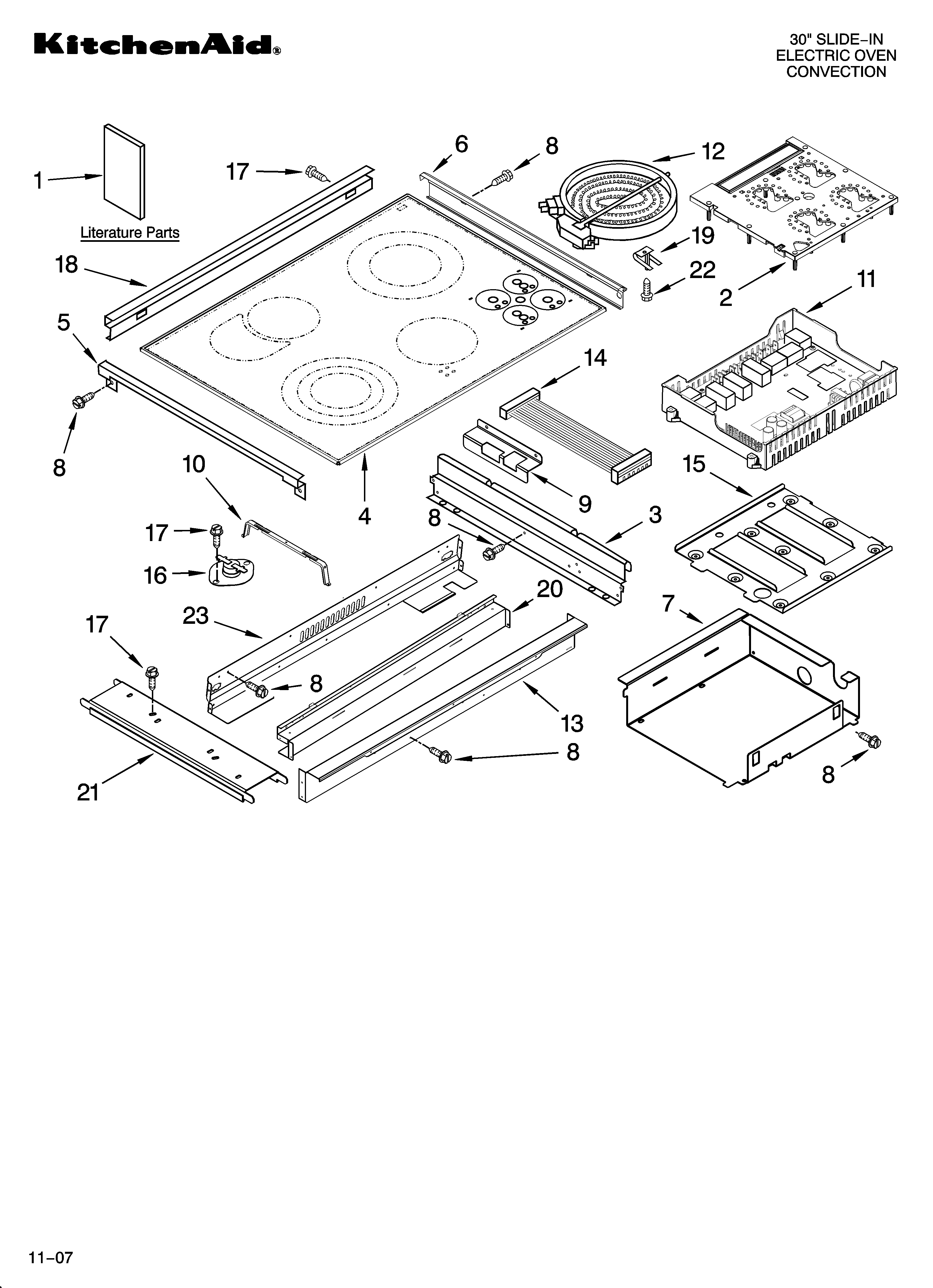 Cooktop parts