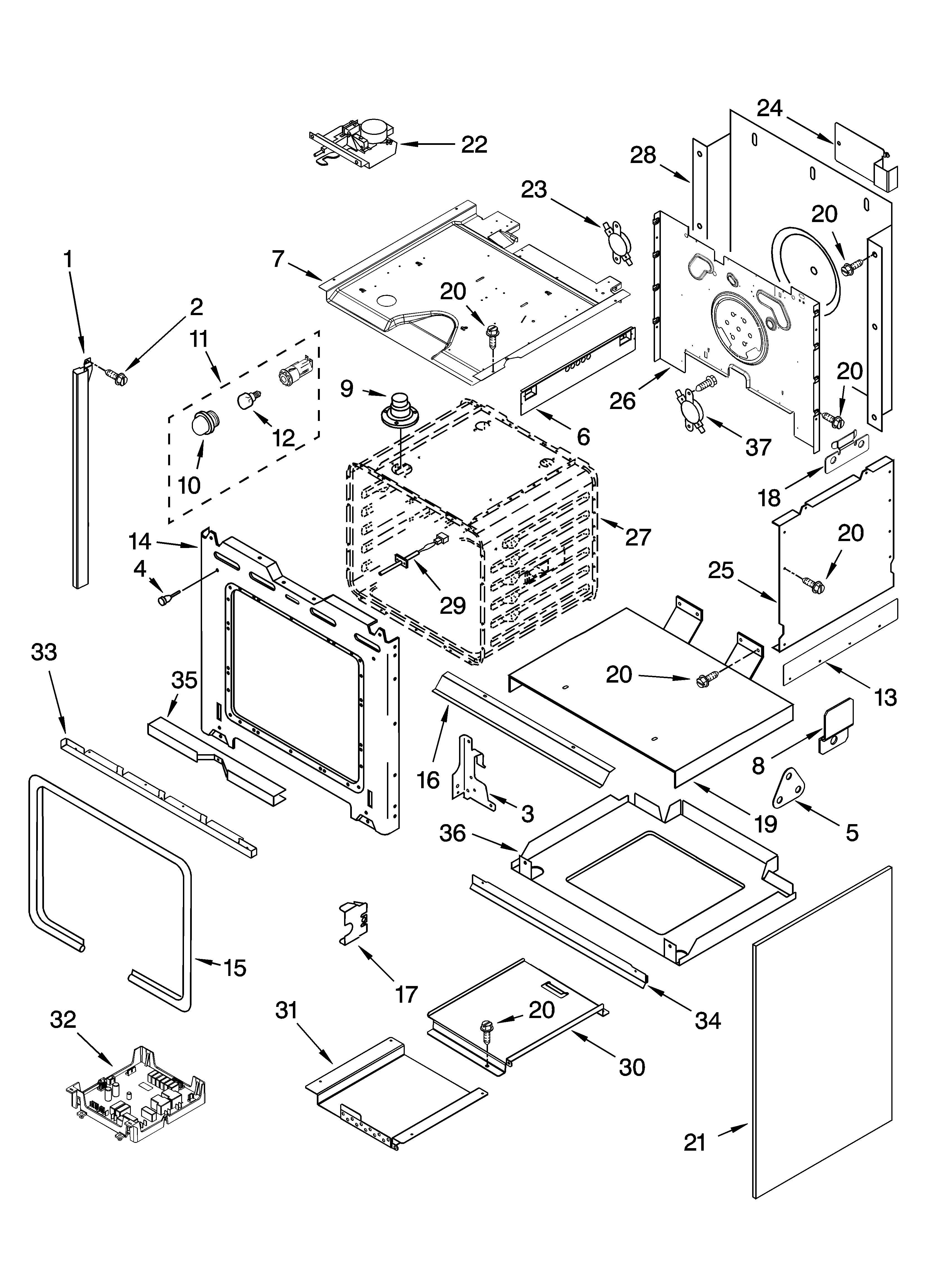 Oven parts