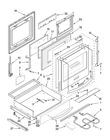 Door and drawer parts