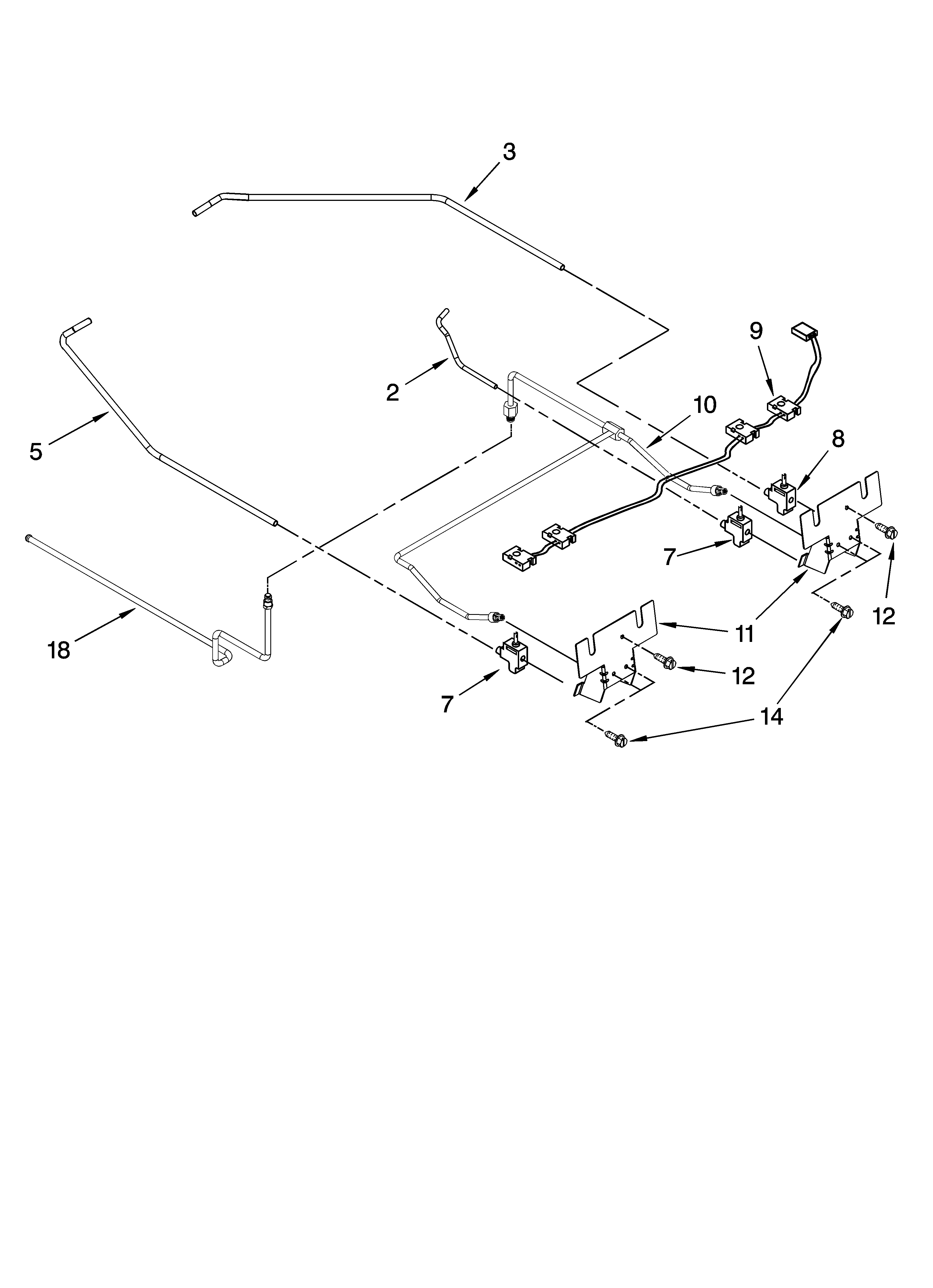 Cooktop burner parts