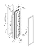 Freezer door parts