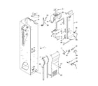 KitchenAid KSSO48FTX02 freezer liner and air flow parts diagram