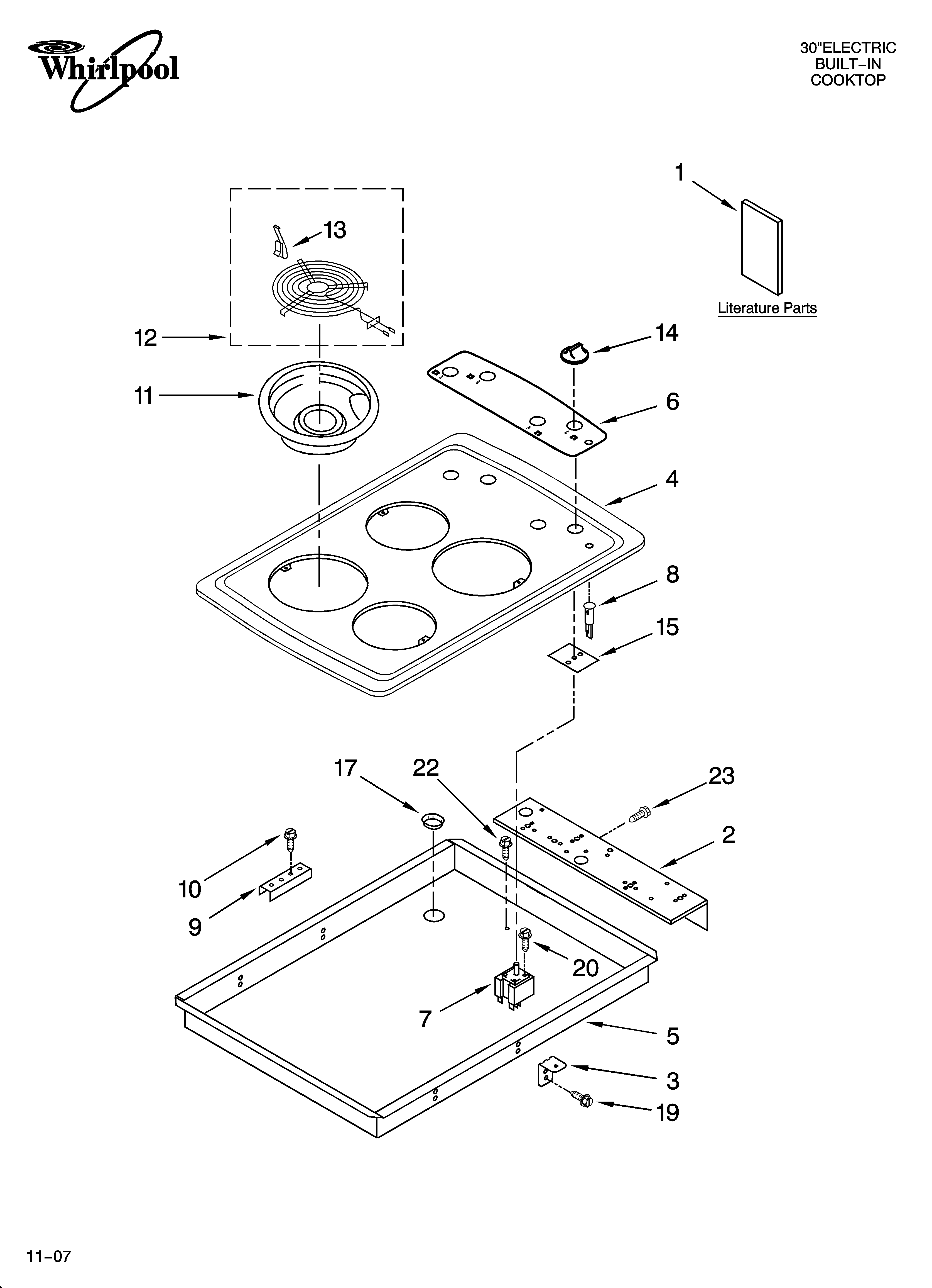 Cooktop parts
