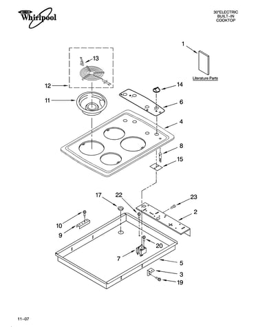 Cooktop parts
