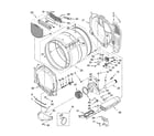 Whirlpool WED8300SB2 bulkhead parts diagram