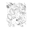 Whirlpool WED8410SW2 bulkhead parts diagram